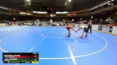 190 lbs Champ. Round 1 - Richard Lozano, Tuscon Badgers vs Max Gambino, Maricopa