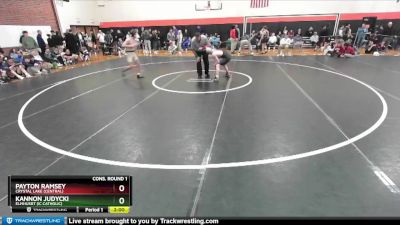 120 lbs Cons. Round 1 - Payton Ramsey, Crystal Lake (CENTRAL) vs Kannon Judycki, Elmhusrt (IC CATHOLIC)