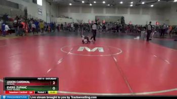 45 lbs Semifinal - Jaxon Cardinal, MN Elite vs Evers Zupanc, Crass Trained