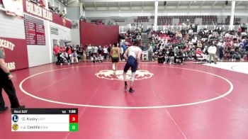 126 lbs Quarterfinal - Cael Kusky, The Lovett School vs Justin Castillo, St. Anthony's