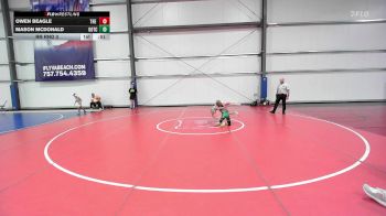 75 lbs Rr Rnd 3 - Owen Beagle, The Shop 814 vs Mason Mcdonald, Team Gotcha