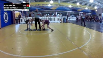 113 lbs Round 4 (8 Team) - Joseph Obstaculo, Eagles WC vs Jacob Frieland, Palm Harbor WC