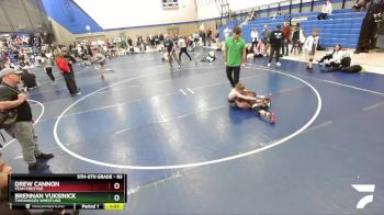 83 lbs Cons. Semi - Drew Cannon, Team Prestige vs Brennan Vuksinick, Timpanogos Wrestling