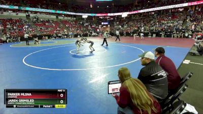 D3-106 lbs Champ. Round 1 - Parker Mlsna, Cashton vs Jaren Grimsled, North Crawford/Seneca