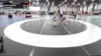 100 lbs Rr Rnd 2 - Claire Gobrecht, Roughneck Wrestling Club vs Ava Bonilla, Elite NJ Black