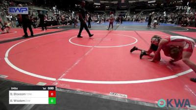 64 lbs Round Of 16 - Bracen Bloxsom, Tonkawa Takedown Club vs Brantley Wisdom, Caney Valley Wrestling