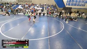 150 lbs Cons. Semi - Austin Bennett, Team Prestige vs Ramiro Gutierrez, Roy Wrestling Club