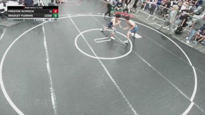 126 lbs Champ. Round 1 - Preston Schreck, Lab Academy vs Bradley Fleming, La Costa Canyon High School Wr