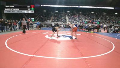 4A-138 lbs Cons. Round 1 - Ryder Mithchell, Cheyenne East vs Caide Peak, Natrona County