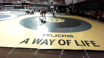 215 lbs Consi Of 16 #1 - Chinuorumogu Nnamani, Saint John Paul The Great Catholic High School vs Elias Franks, Montgomery Bell Academy