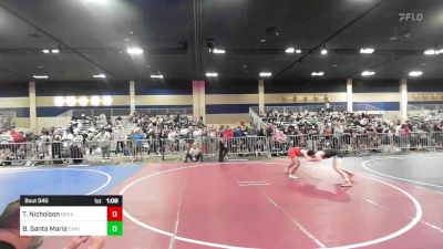 126 lbs Round Of 128 - Trevor Nicholson, Great Oak HS vs Brock Santa Maria, Chain Wr Ac