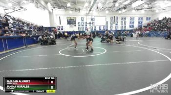 120 lbs Cons. Round 2 - Jaelean Alvarez, Sierra Vista vs Janina Morales, Los Osos