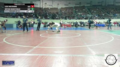 108 lbs Round Of 32 - Lexi Wiltshire, Tecumseh vs Brynn Bushyhead, Bartlesville JH