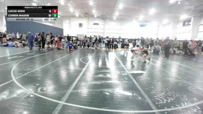 75 lbs Round Of 32 - Lucas Gush, PA vs Corbin Massie, WV