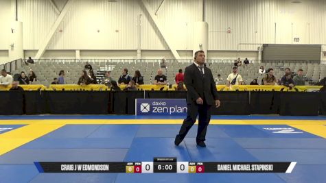 Daniel Michael Stapinski vs Craig J W Edmondson 2025 World IBJJF Jiu-Jitsu No-Gi Championship