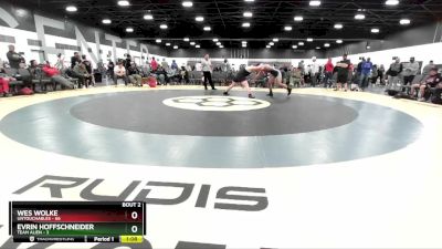 209 lbs Quarterfinals (8 Team) - Evrin Hoffschneider, Team Alien vs Wes Wolke, Untouchables