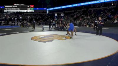 132 lbs Round Of 32 - Kameron Rush, Del Oro (SJ) vs Moses Mendoza, Gilroy (CC)