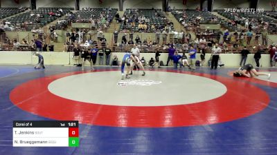 115 lbs Consi Of 4 - Thomas Jenkins, South Forsyth WAR Wrestling Club vs Nolan Brueggemann, Sequoyah Youth Wrestling Club