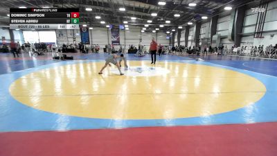 95 lbs Consi Of 16 #1 - Dominic Simpson, TN vs Steven Abreu, NY