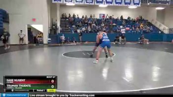 184 lbs Quarterfinal - Sage Nugent, Luther vs Truman Thuente, Cornell College