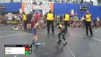 53 lbs Round 2 (8 Team) - Kamden Crow, Team Gotcha vs David Leon, Untouchables White