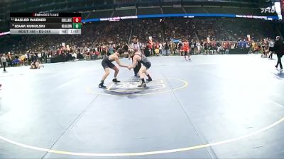 D2-132 lbs Quarterfinal - Izaak Kukulski, John Glenn HS (Bay City) vs Rasler Warner, Gull Lake HS