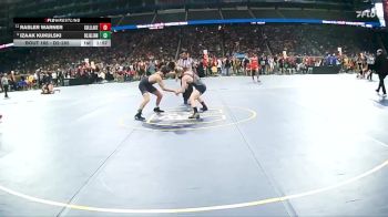 D2-132 lbs Quarterfinal - Izaak Kukulski, John Glenn HS (Bay City) vs Rasler Warner, Gull Lake HS