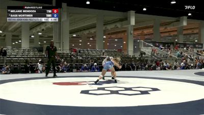 Senior Women Freestyle FS - 53 lbs Quarters - Melanie Mendoza, Team Tornado Wrestling Club vs Sage Mortimer, Titan Mercury Wrestling Club (TMWC)