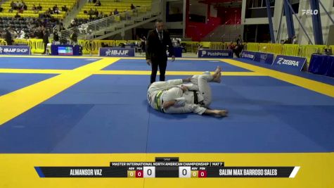 Salim Max Barroso Sales vs Almansor Vaz 2026 Master International IBJJF Jiu-Jitsu North American Championship