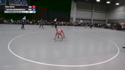 95 lbs Champ. Rd Of 16 - Emie Mogg, Nebraska vs Esther Wernersbach, Central Kentucky Wrestling Club