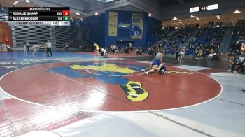 130 lbs Champ. Round 2 - Rosalie Sharp, Williamstown vs Alexis Nicolas, The St James Academy