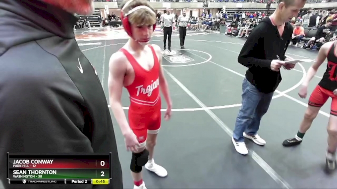 107 lbs Semis & 1st Wrestleback (8 Team) - Zed Hulet, Washington vs ...