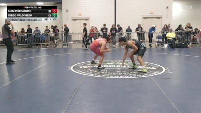 144 lbs Consi Of 32 #1 - Liam Fitzpatrick, MI vs Diego Valdiviezo, CA