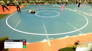 52 lbs Quarterfinal - James Catapano, VHW/JK vs Bo Davis, Honey Badgers Wrestling Club