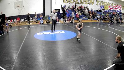 43-48 lbs Round 1 - Amelia Johnson, Greenville vs Emmitt Bishop, Conneaut Eagles Wrestling