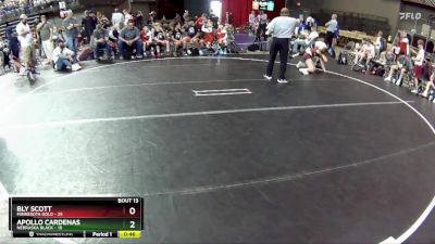 100 lbs Round 5 (6 Team) - Bly Scott, Minnesota Gold vs Apollo Cardenas, Nebraska Black