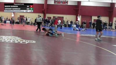 113 lbs Round Of 16 - Mason Barbosa, Top Flight Wrestling Academy vs Anthony Sateriale, Dedham