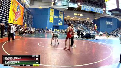 113 lbs Champ. Round 1 - Chase Martino, Camden Catholic vs Brayden Abrams, Easton Area Hs