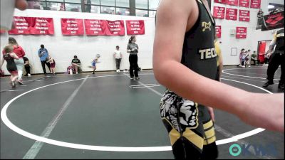 60 lbs Quarterfinal - Tre Hartfield 4, OKC Saints Wrestling vs Rhett Brown, Tecumseh Youth Wrestling