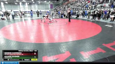 108 lbs Quarterfinal - Genesis Guerrero, Victory Wrestling-Central WA vs Kooper Bugner, Lewiston WC