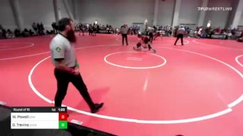 170 lbs Round Of 16 - Wyatt Powell, Grindhouse WC vs Dylan Trevino, Church Boyz