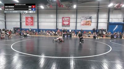 88 lbs Ian Weber, Wisconsin vs Sam Smith, Iowa