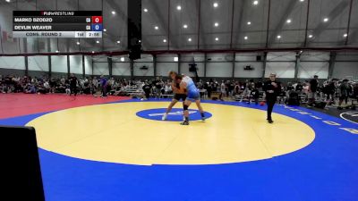 Junior Boys GR - 190 lbs Cons. Round 2 - Marko Dzodzo, CA vs Devlin Weaver, CA