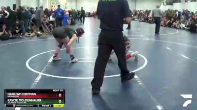 122 lbs Champ. Round 2 - Harlow Coffman, Monroe WC vs Kaycie Moldenhauer, Atlanta Youth WC