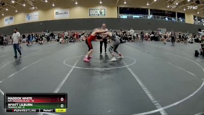 130 lbs Round 2 - Maddox White, Mat Assassins Black vs Wyatt Lilburn, Triangle WA