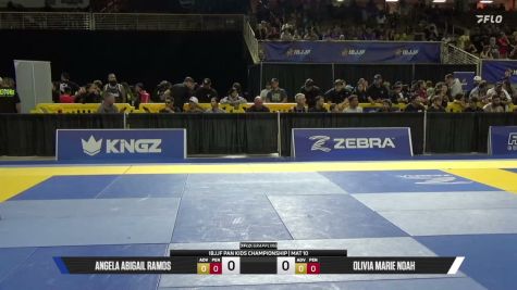 Olivia Marie Noah vs Angela Abigail Ramos 2026 Pan Kids Jiu-Jitsu IBJJF Championship
