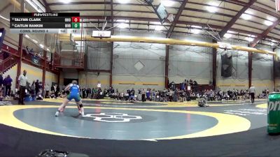 125 lbs Cons. Round 4 - Caitlin Rankin, Riverbend HS vs Talynn Clark, Ohio County HS