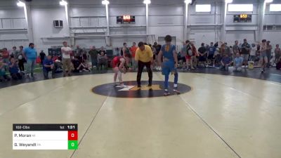 102-C lbs Consi Of 4 - Pierce Moran, MI vs Garrett Weyandt, PA