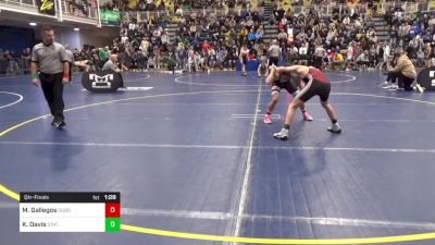 114 lbs Qtr-finals - Mateo Gallegos, DuBois vs Kael Davis, State College