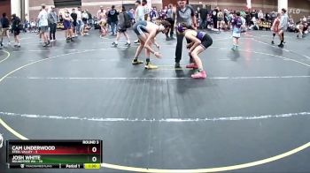 115 lbs Round 3 (4 Team) - Josh White, Roundtree WA vs Cam Underwood, Steel Valley